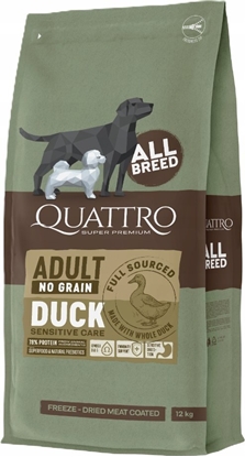 Attēls no Quattro No Grain All Breed Adult Duck 12kg