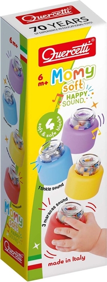 Изображение QUERCETTI MIKKIE KLOCKI MOMY Z GRZECHOTK 4 ELEMENTY