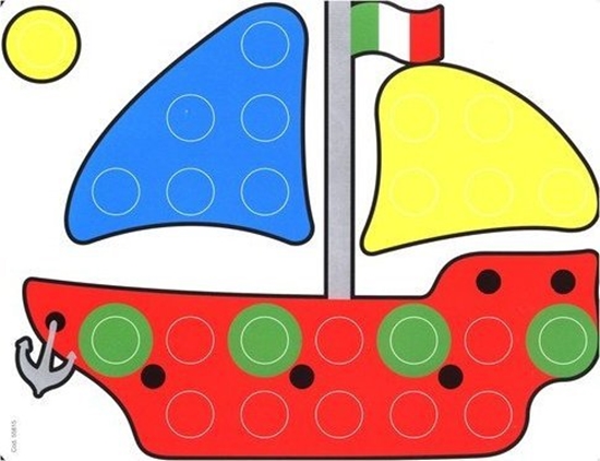 Picture of Quercetti SZABLONY MOZAIKA FANTACOLOR JUNIOR - ZESTAW PRZEDSZKOLNY