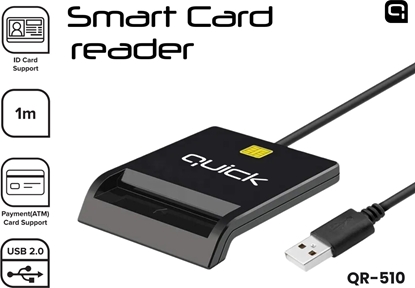 Attēls no Quick QR-510 Smart ID Card reader USB