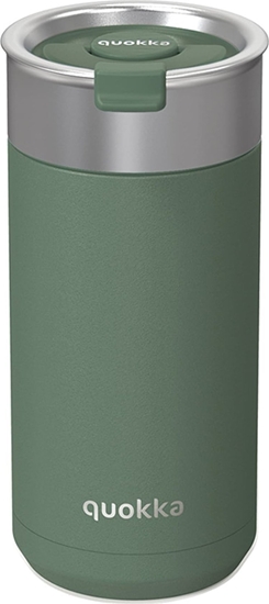 Picture of Quokka Quokka Boost Coffee Tumbler - Kubek termiczny ze stali nierdzewnej z zaparzaczem 400 ml (Pine)