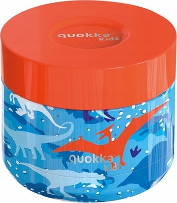 Attēls no Quokka Quokka Whim Kids Food Jar - Lunchbox termiczny / termos obiadowy dla dzieci 369 ml (Dinosaur)