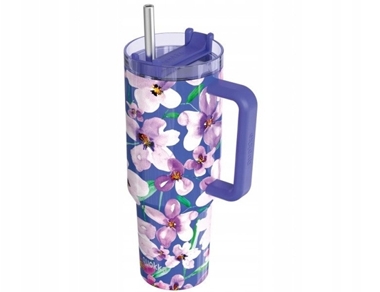 Picture of Quokka Stream - Kubek termiczny ze stali nierdzewnej 1200 ml ze somk (Flower Dusk)