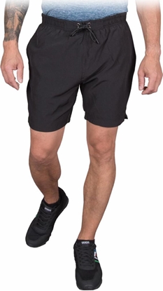 Attēls no R.E.I.S. SKV-LAX - Spodnie ochronne z krótkimi nogawkami 4-kierunkowy stretch 91% poliester, 9% elastan 125 g/m2 - czarny S