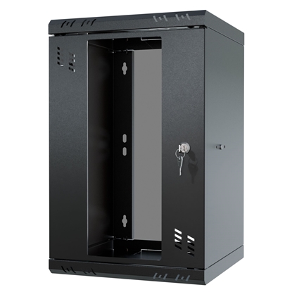 Picture of Rack Cabinet 10" 9U 300mm Glass Door Black