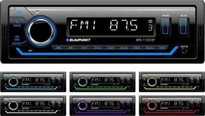 Изображение Radio Blaupunkt RADIOODTWARZACZ SAMOCHODOWY BPA1123 BT (1 SZT)
