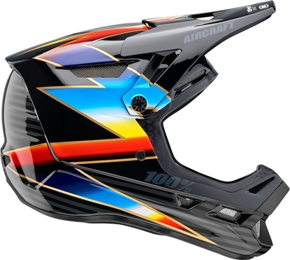 Attēls no 100% Kask full face 100% AIRCRAFT COMPOSITE Helmet Knoc Black roz. XL (61-62 cm) (NEW)