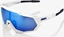 Изображение 100% Okulary 100% SPEEDTRAP Matte White - HiPER Blue Multilayer Mirror Lens (Szka Niebieskie Lustrzane Wielowarstwowe LT 13% + Szka Przeroczyste LT 93%) (NEW 2021)