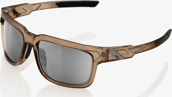 Изображение 100% Okulary Type-S Matte Translucent Crystal Sepia HiPER Silver Mirror Lens