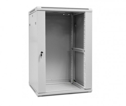 Attēls no 18U 19'' Sienas komutācijas skapis/ 600 x 450mm/ Pelēks/ Nesalikts