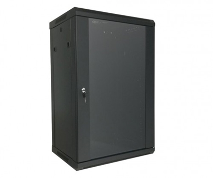 Picture of 18U 19'' Sienas komutācijas skapis/ 600 x 600mm/ Melns/ Nesalikts
