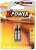 Изображение 1x2 Ansmann Alkaline AAAA X-Power                1510-0005
