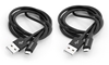 Picture of 1x2 Verbatim Micro USB Cable Sync & Charge 100cm black 48874