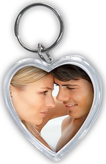 Изображение 1x24 ZEP Schlüsselanhänger 4x3,8 Herzform Acryl            7360PD