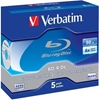 Изображение 1x5 Verbatim BD-R Blu-Ray 50GB 6x Speed, white blue Jewel Case