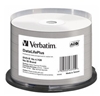 Picture of 1x50 Verbatim DVD-R 4,7GB 16x white wide thermal  print. NO-ID