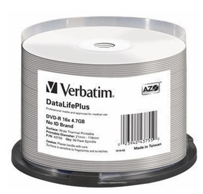 Изображение Verbatim DataLifePlus 4.7 GB DVD-R 50 pc(s)