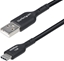 Picture of Kabel USB StarTech 3m USB-A na USB-C kabel na Typ-C 3A szybkie adowanie USB 2.0 przesy danych czarny