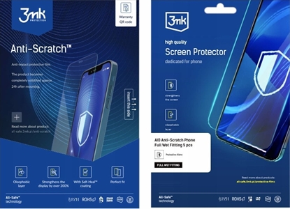 Picture of 3MK 3mk All-Safe - AIO fólie Anti-Scratch Phone Full Wet Fitting, 5 ks