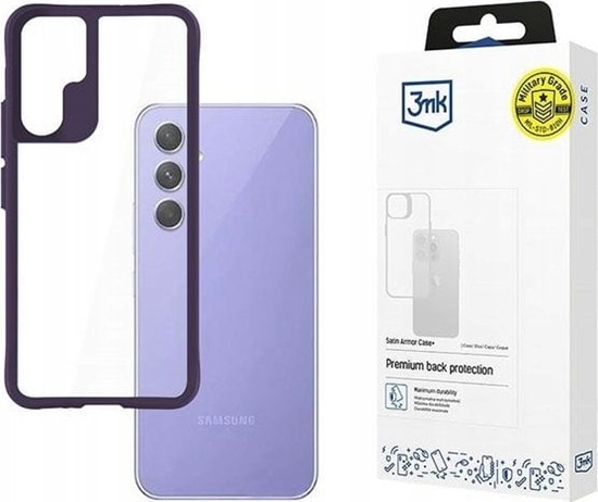 Picture of 3MK Samsung Galaxy A54 5G - 3mk Satin Armor Case+ Purple