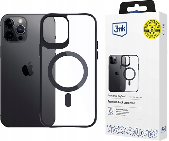Picture of 3MK Etui Satin Armor Case do Apple iPhone 12 Pro Max