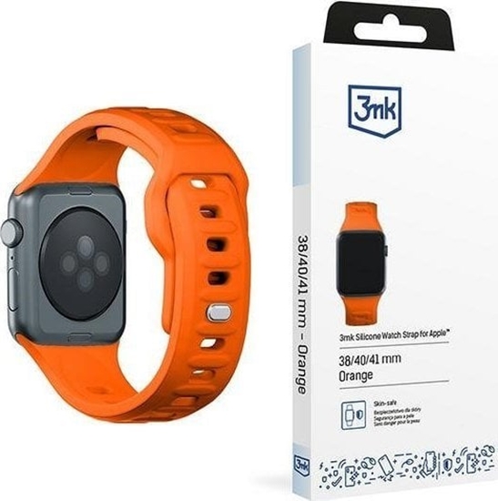 Picture of 3MK 38/40/41 mm Orange - 3mk Silicone Watch Strap for Apple