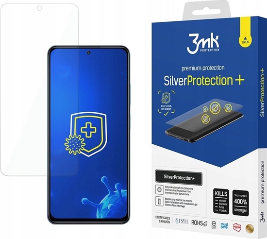 Picture of 3MK 3MK SilverProtect+ Xiaomi Redmi Note 12 Pro 4G Folia Antymikrobowa montowana na mokro