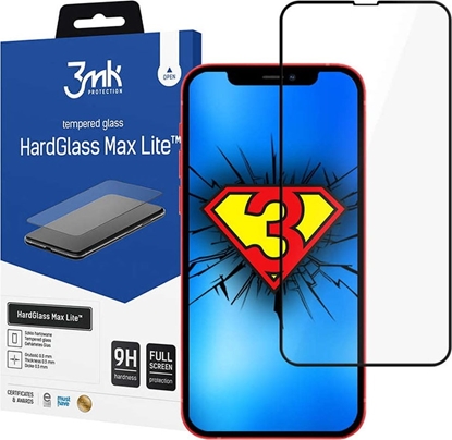 Изображение 3MK 3mk Szko hartowane HardGlass Max Lite do Apple iPhone 13 Black
