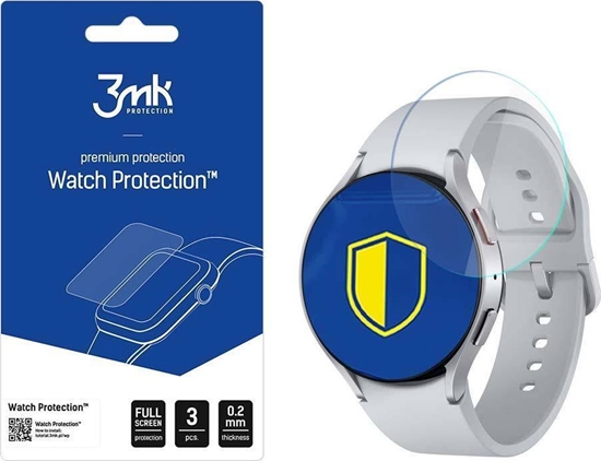 Изображение 3MK Folia Ochronna na Aparat SAMSUNG GALAXY WATCH 6 (44MM) 3mk Watch Protection Clear