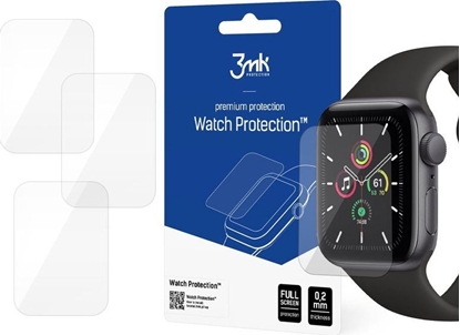 Изображение 3MK Folia ochronna x3 3mk Watch Protection do Apple Watch SE 44mm uniwersalny