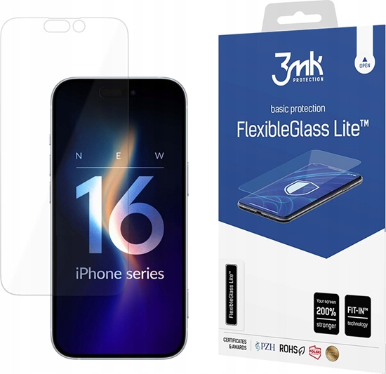 Изображение 3MK FlexibleGlass Lite do Apple iPhone 16 Pro
