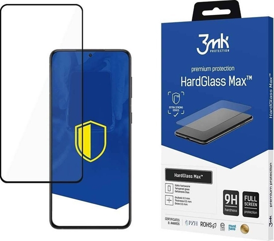 Изображение 3MK Szko hartowane 3MK HardGlass Max Samsung Galaxy S23+ Plus czarne
