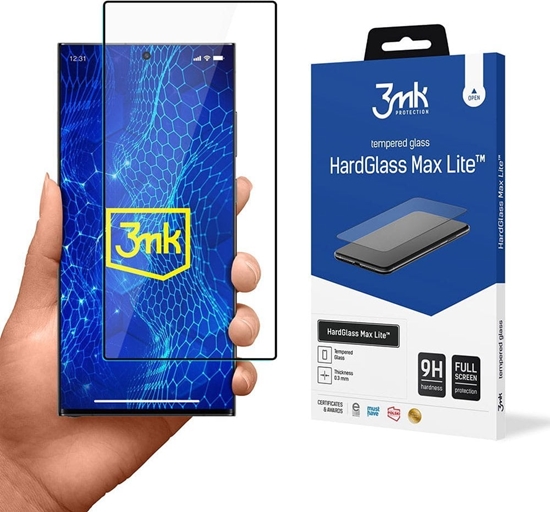 Изображение 3MK Szko hartowane na Samsung Galaxy S24 Ultra - HardGlass Max Lite