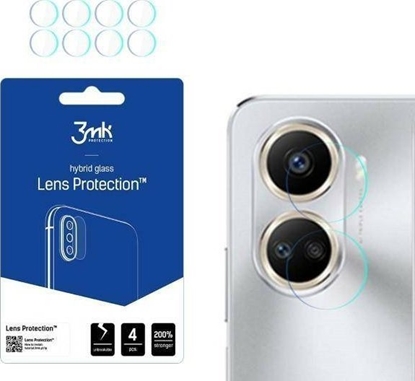 Attēls no 3MK Szko hybrydowe na obiektyw aparatu 3MK Lens Protect Huawei Nova 10 SE [4 PACK]