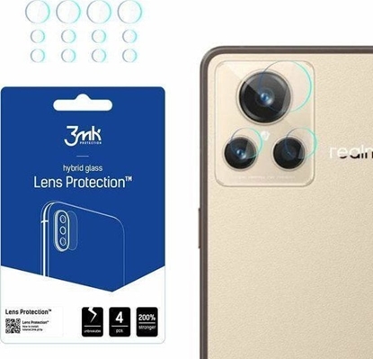 Attēls no 3MK Szko hybrydowe na obiektyw aparatu 3MK Lens Protect Realme GT2 Master Explorer [4 PACK]