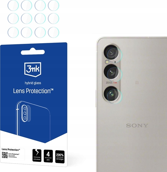 Picture of 3MK Szko hybrydowe na obiektyw aparatu 3MK Lens Protect Sony Xperia 1 VI [4 PACK]