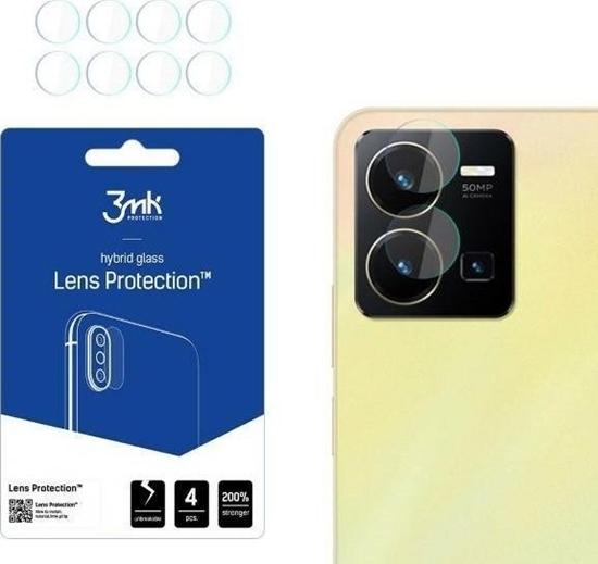 Picture of 3MK Szko hybrydowe na obiektyw aparatu 3MK Lens Protect Vivo Y35 4G [4 PACK]