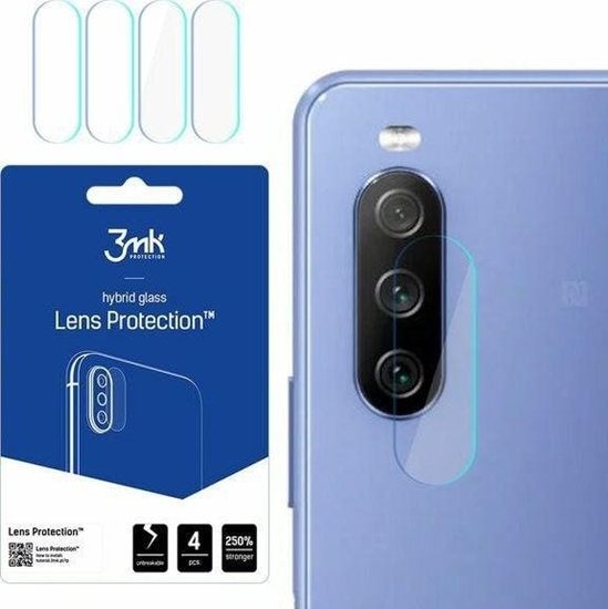 Picture of 3MK Szko hybrydowe na obiektyw aparatu 3MK Lens Protection Sony Xperia 10 III 5G [4 PACK]