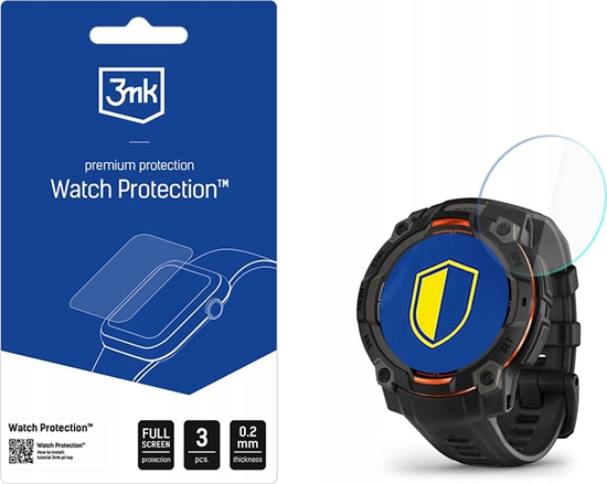 Изображение 3mk Watch Protection FlexibleGlass pro Garmin Instinct 3 45mm (Amoled, Solar)