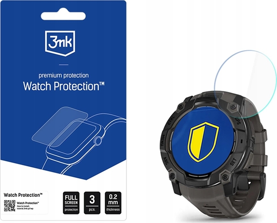 Picture of 3mk Watch Protection FlexibleGlass pro Garmin Instinct 3 50mm (Amoled, Solar)