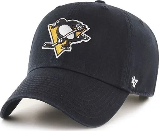 Picture of 47 Brand 47 Brand NHL Pittsburgh Penguins Cap H-RGW15GWS-BKB Czarne One size