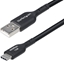 Attēls no Kabel USB StarTech USB-A - USB-C 4 m Czarny (USB2AC4MBKE)