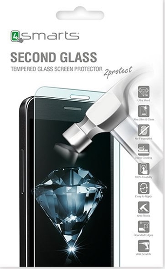 Picture of 4smarts 4smarts Second Glass, Samsung, Galaxy A6 2018, Scratch resistant, Transparent, 1 pc(s)