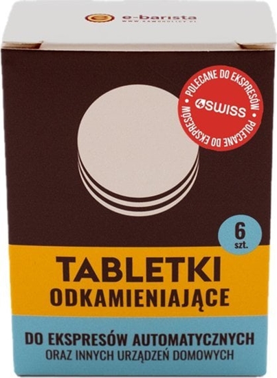 Picture of 4Swiss tabletki odkamieniajce do ekspresów do kawy 6 szt. (by E-barista)