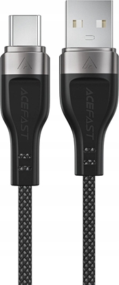 Picture of Acefast Acefast C11-04 USB-A - USB-C 3A Cable 1.2m Magnetic Braid - Black