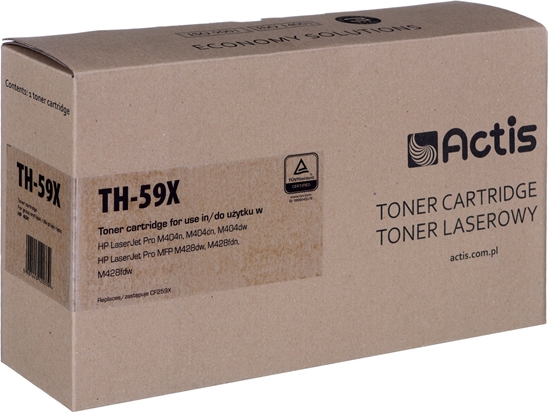 Picture of Actis TH-59X Toner (zamiennik HP CF259X; Supreme; 10000 stron; czarny) uwaga: bez poziomu tonera, dziaa z kadym firmware, odporny na aktualizacje