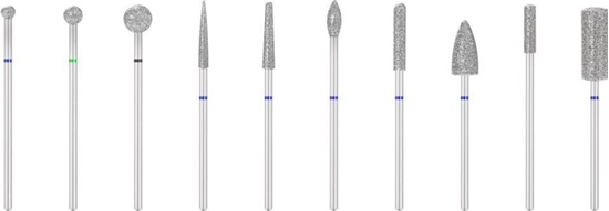Picture of Activeshop ZESTAW FREZÓW DIAMENTOWYCH 10 SZT.