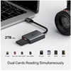 Изображение Adapter   USB Type-C to SD & microSD 4.0     	UA440C 1 × USB-C Connector,1 × SD + 1 × microSD(support UHS-II 312MBps) Port 