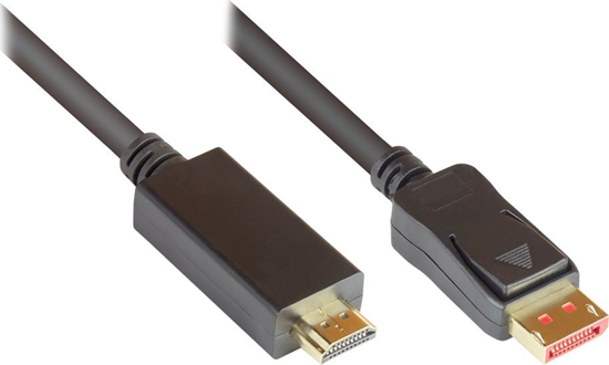 Picture of Adapter AV Alcasa Alcasa DP14-HDMI adapter kablowy 2 m DisplayPort Czarny