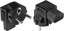 Picture of Adapter AV Alcasa Alcasa PA-0133S adapter wtyczek zasilajcych Typ E/F hybryda C13 Czarny